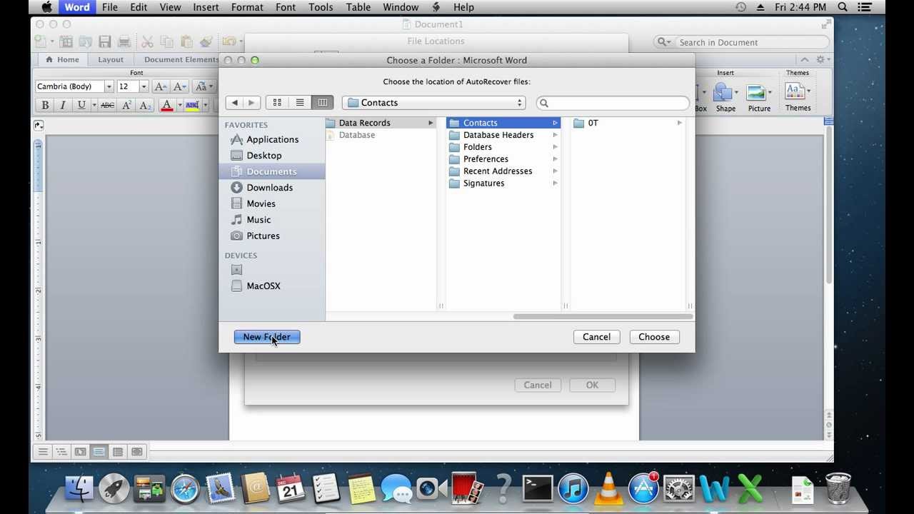 excel 2016 for mac autosave location